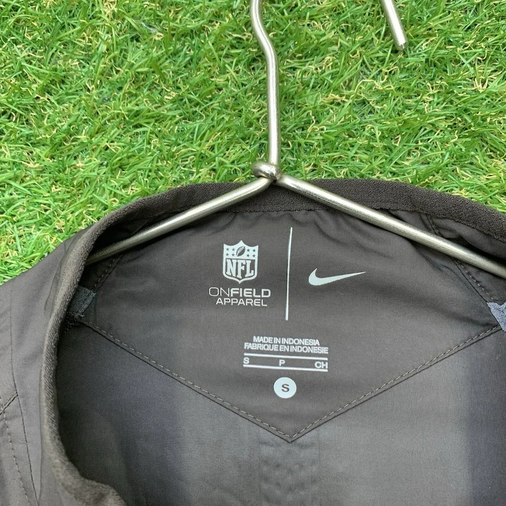 Cleveland Browns Nike Jacket Mens Small 1/2 Zip On-Field Dri Fit NFL Football